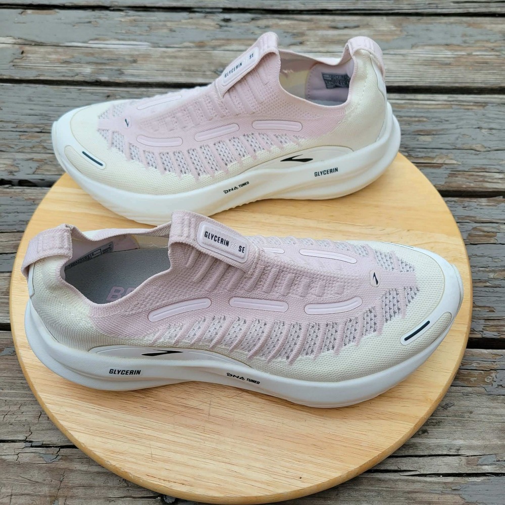 Brooks Glycerin 22 SE Running Shoes Women 8 Pink Orchid Ice Bluewash 1204731B916